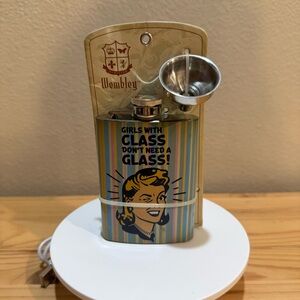 Wembley Colorful Flask with Funnel
